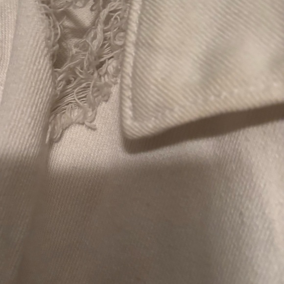 Hollister Women's Cream Denim Jacket - Picture 4 of 9